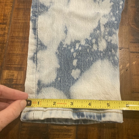 Levi’s 501 Jeans Skinny Bleached Womens Size 27x28 Buttonfly - Picture 10 of 11